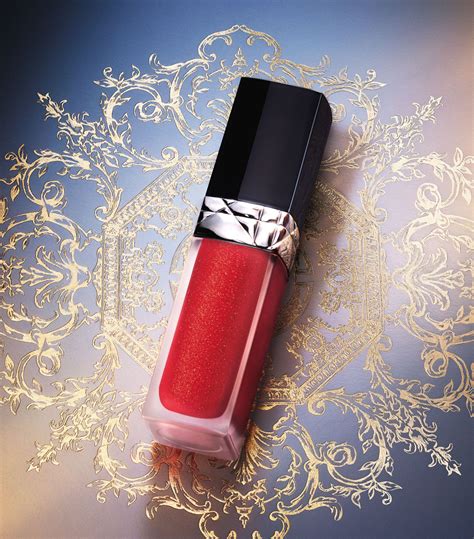 dior lippenstift rot glitzer|Limited Edition Rouge Dior Forever Sequin Glittery Liquid Lipstick.